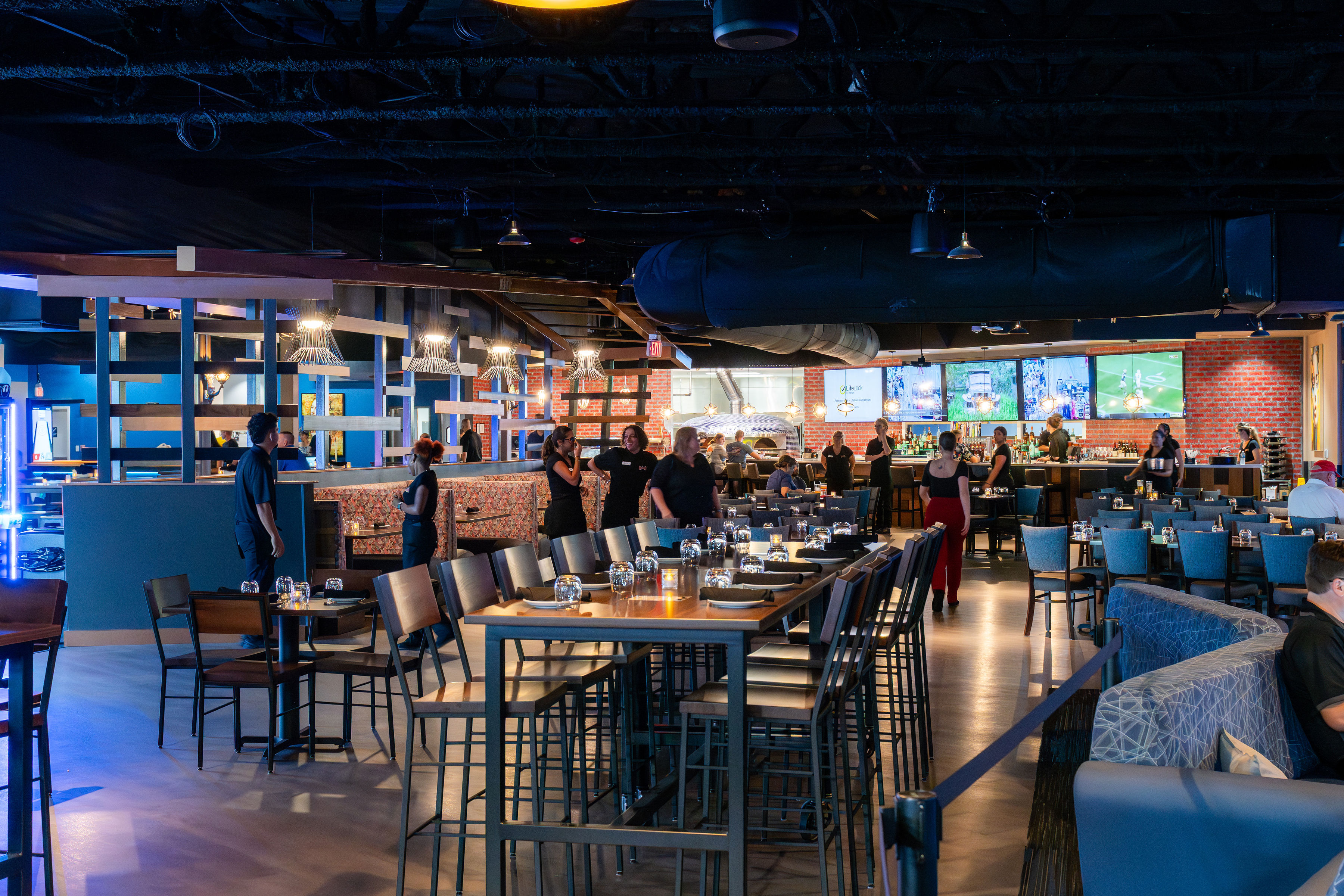 Buffet catering at FastTrax